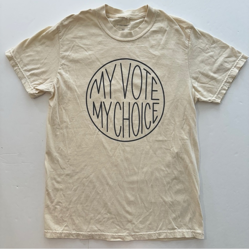 Citizens Of Humanity Cream Graphic Tee